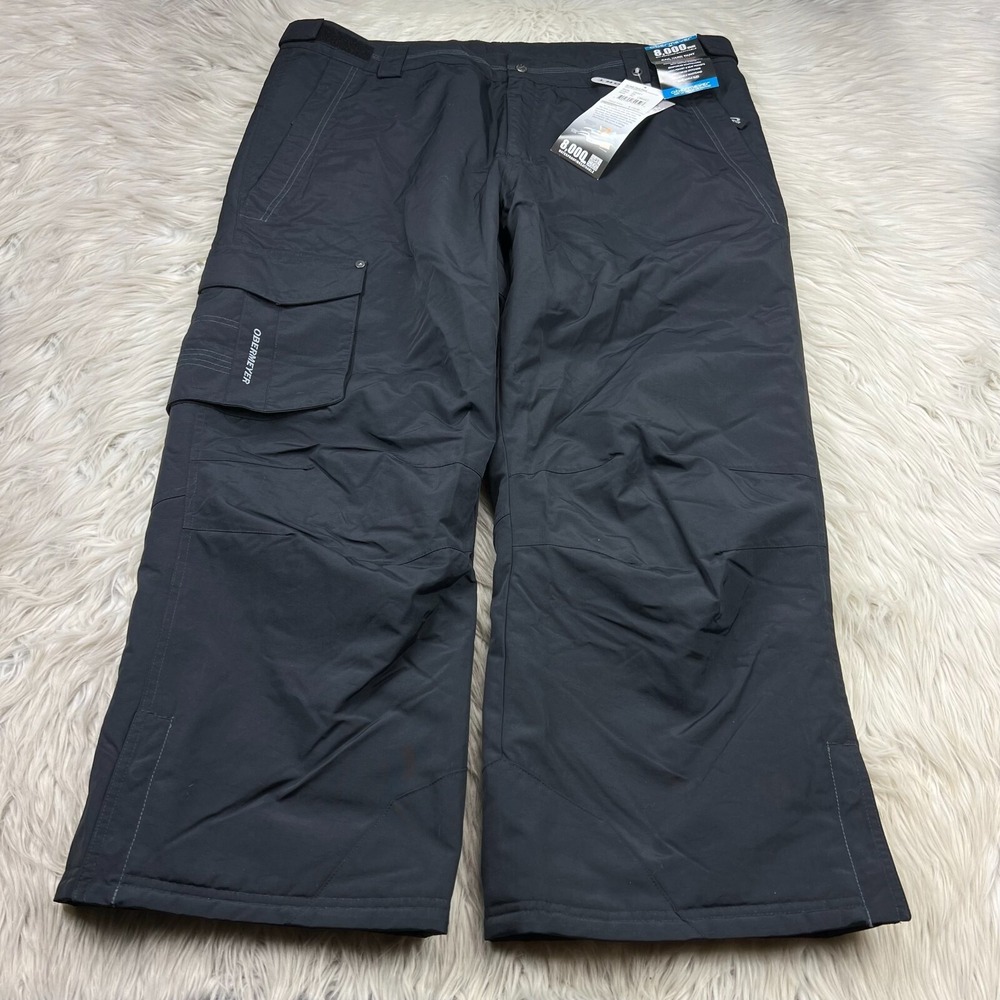 NWT Obermeyer Men's XL SHORT Black Rail Yard Pant Waterproof
